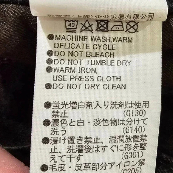 MOUSSY VINTAGE Fremont Skinny Denim Jeans Black Size 30 - Picture 10 of 11